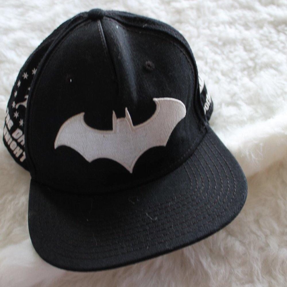 *VERY RARE* CHINA Black Batman Official Merch Snapback w/detailed embroidery